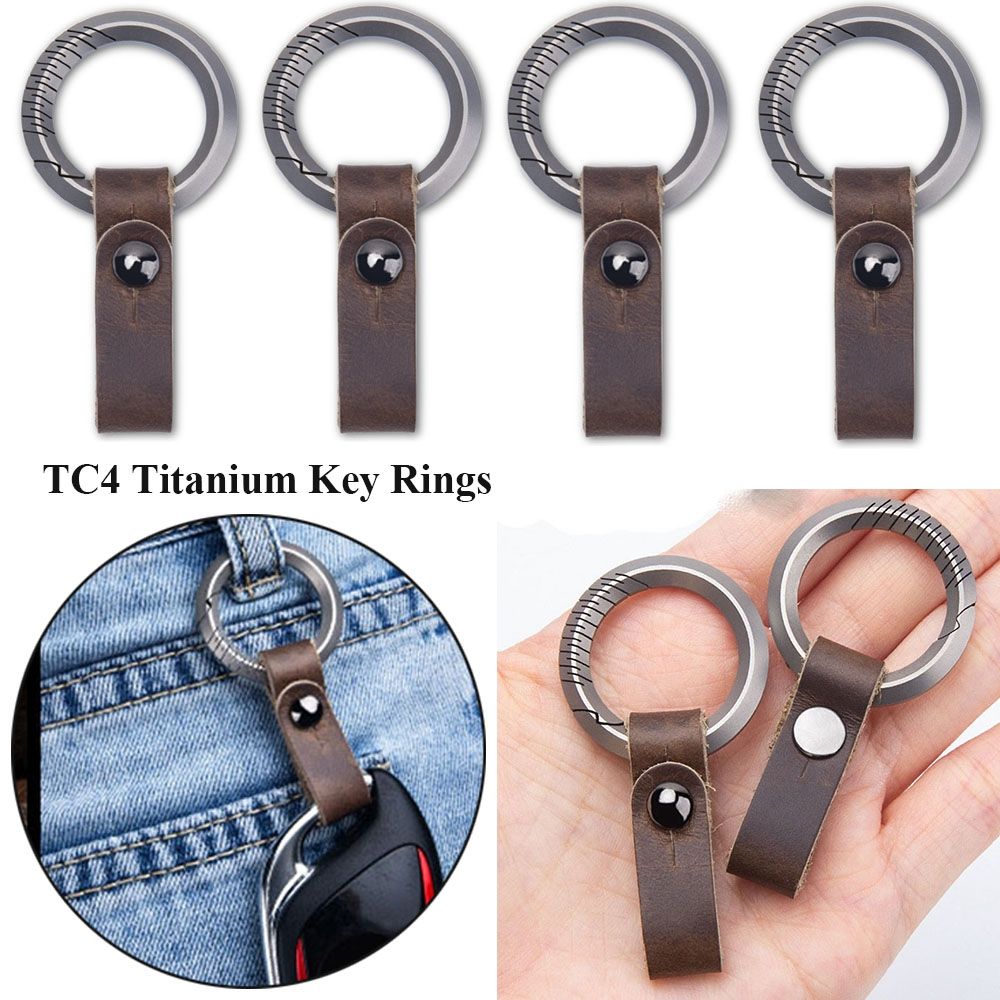 Edc Concealed Carry Belt - سبائك التيتانيوم الجلود حزام خصر مشبك
