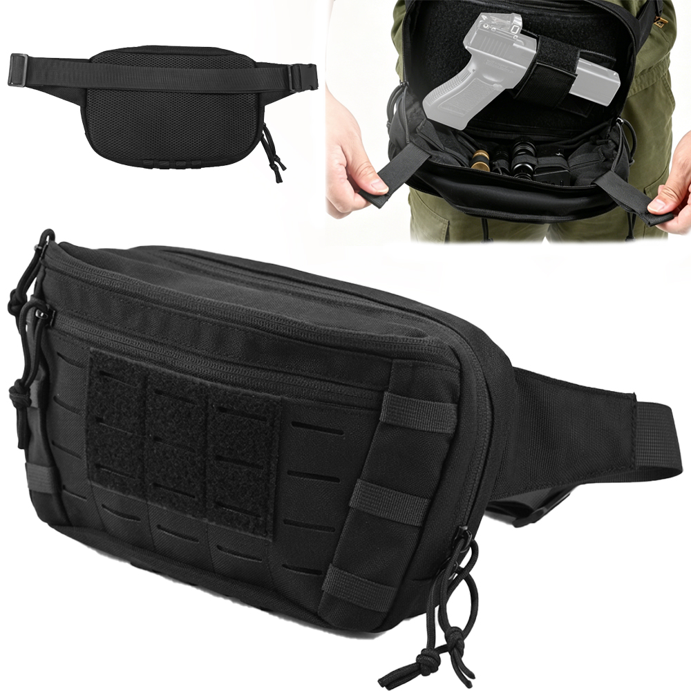 Edc Carry Bag For Pistol - حقيبة خصر تكتيكية للمسدس، حقيبة CCW،