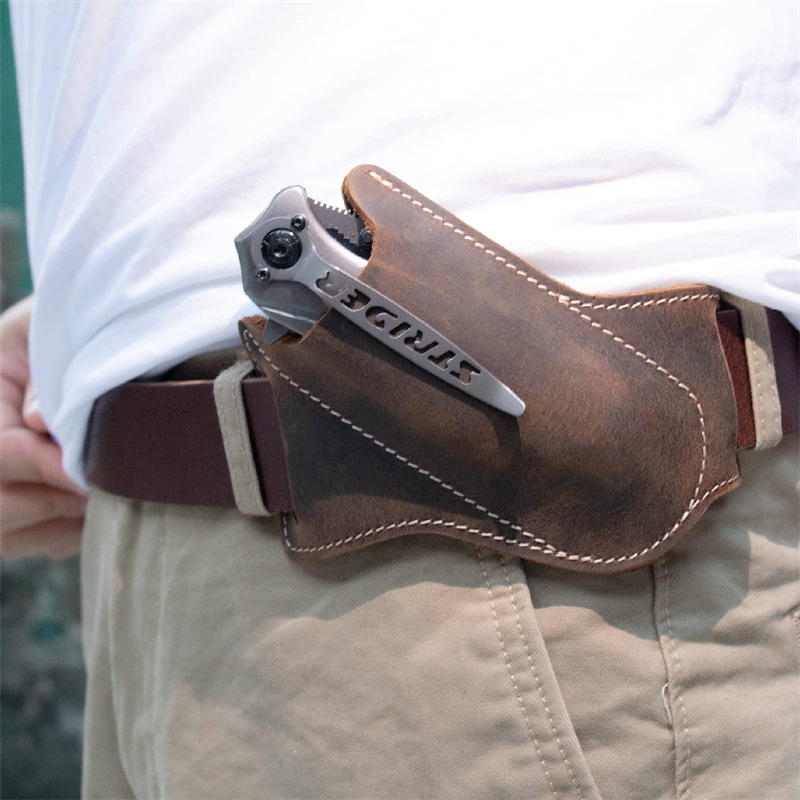 Edc Everyday Carry Knives - 1 قطعة السكاكين الجلدية غمد السكاكين