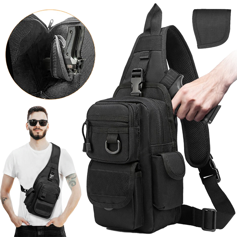 Edc Carry Bag For Pistol - حقيبة مسدس تكتيكية للحمل المخفي، حقيبة