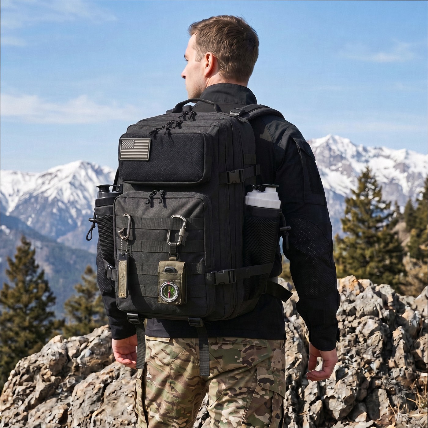 Edc Carry Backpack - حقيبة ظهر تكتيكية للصيد بسعة 45