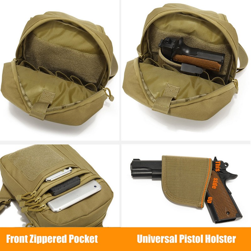 حقيبة صدر تكتيكية جديدة، حافظة - مراجعة Edc Carry Backpack وسعره