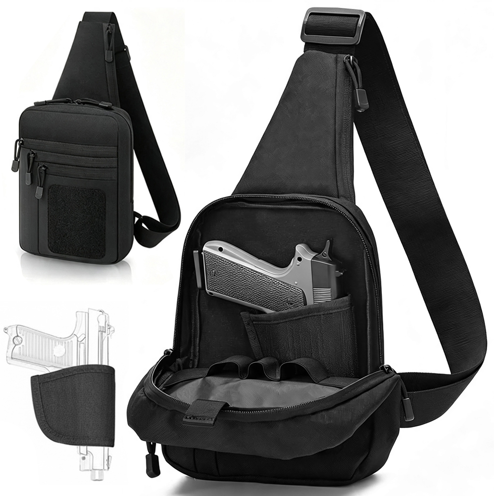 حقيبة صدرية مخفية لحمل المسدس، - مراجعة Edc Carry Bag For Pistol وسعره