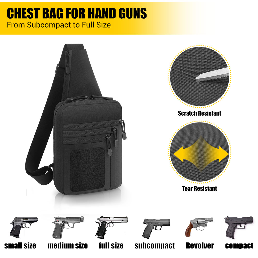 حقيبة مسدس تكتيكية، حافظة مسدس - مراجعة Edc Carry Bag For Pistol وسعره