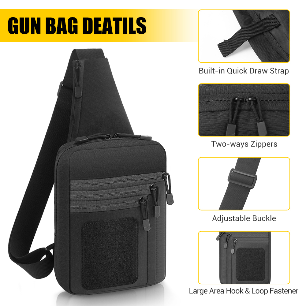 حقيبة مسدس تكتيكية، حافظة مسدس - مراجعة Edc Carry Bag For Pistol وسعره