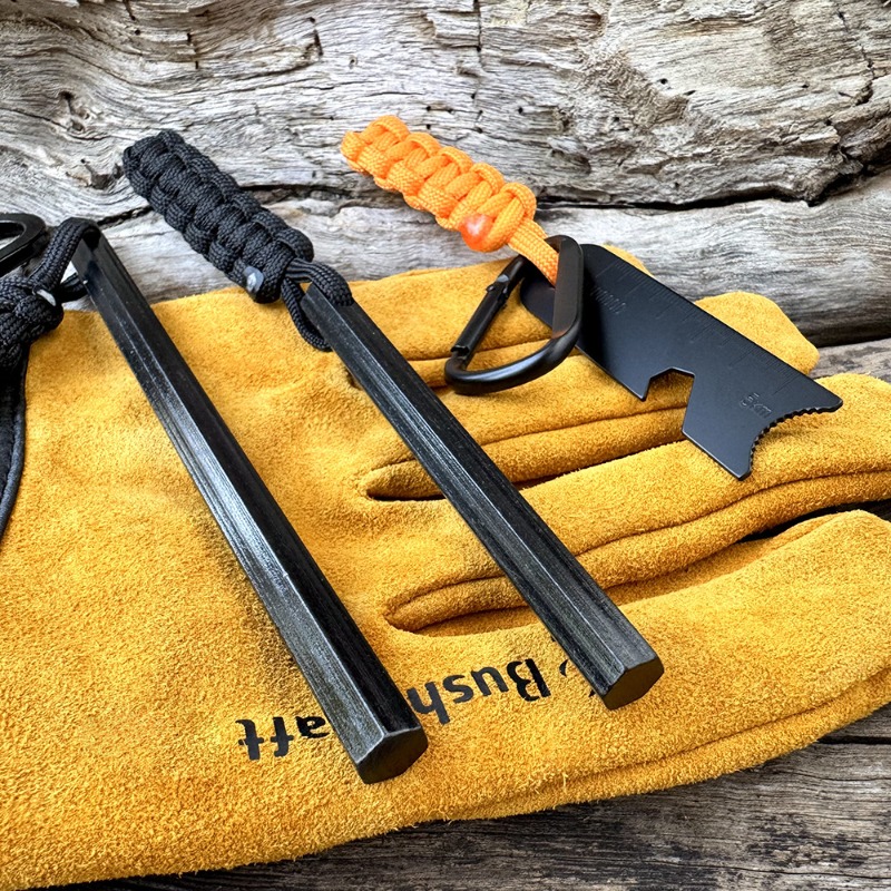 عصا صوان ماغنيسيوم سداسية الشك - مراجعة Ferro Rod Striker وسعره