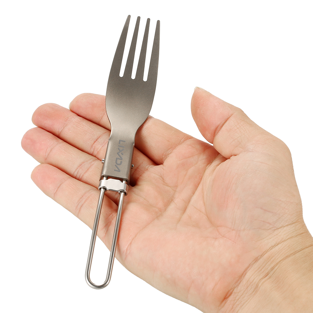 Lixada التيتانيوم للطي شوكة خف - مراجعة Edc Everyday Carry Knives وسعره