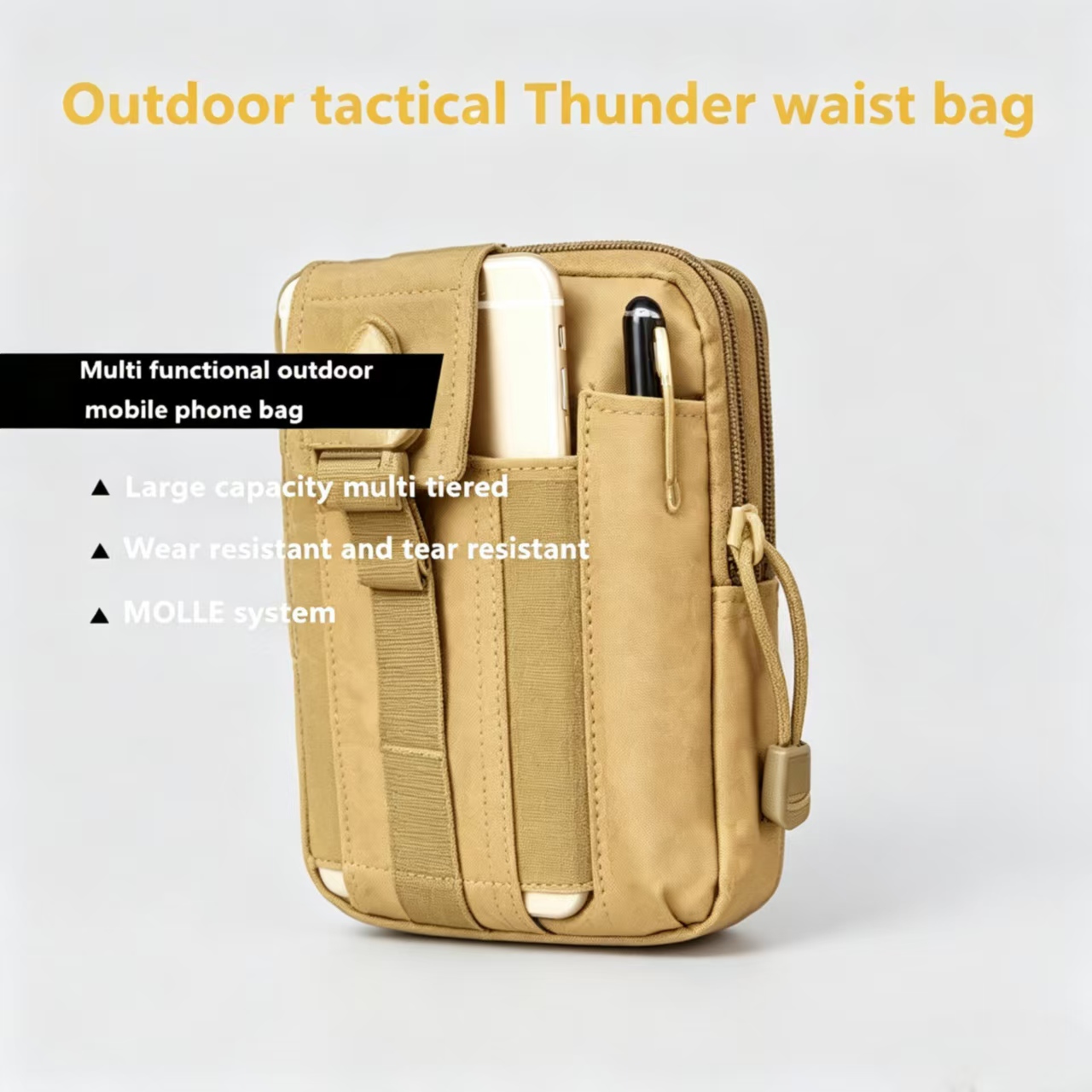 حقيبة خصر تكتيكية MOLLE من قما - مراجعة Edc Concealed Carry Belt وسعره