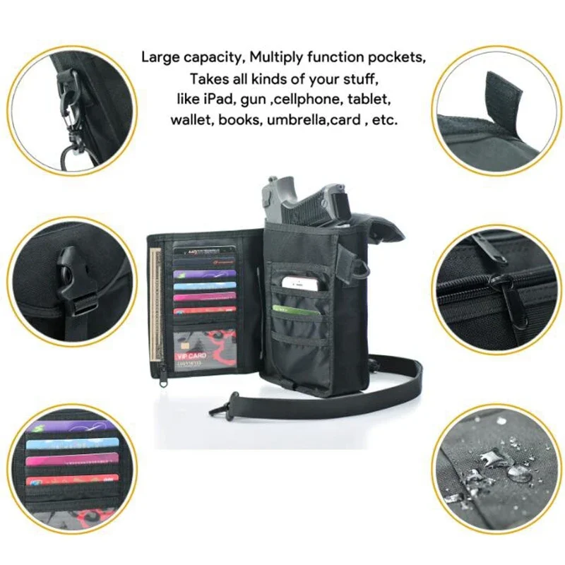 التكتيكية الرجال الكتف مسدس ال - مراجعة Edc Carry Backpack وسعره