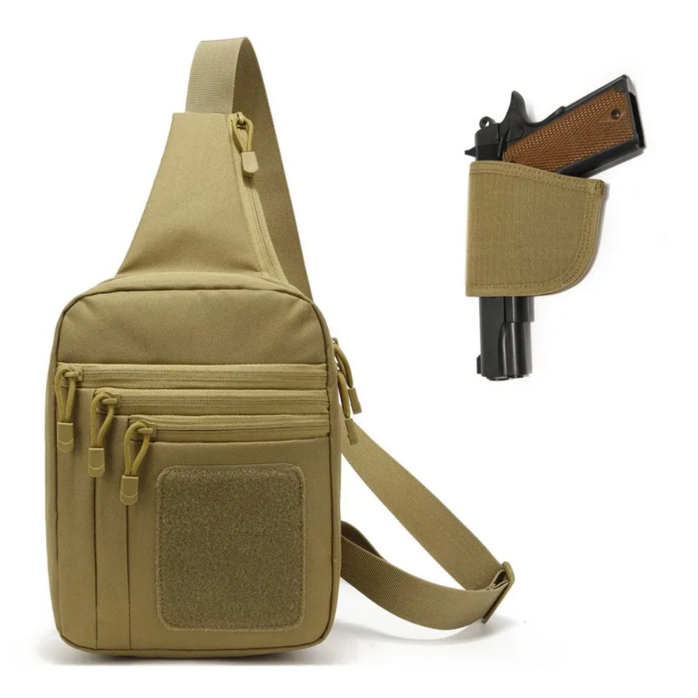 جديد التكتيكية حقيبة صدر للرجا - مراجعة Edc Carry Bag For Pistol وسعره