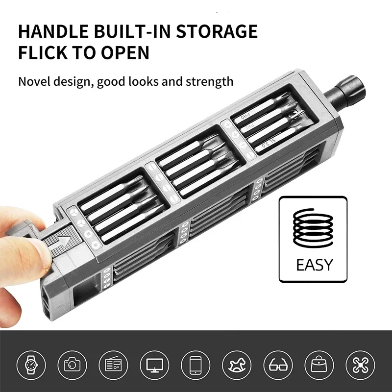 طقم مفك برغي 8/25/30/40/44/50/ - مراجعة Micro Screwdriver Kit وسعره