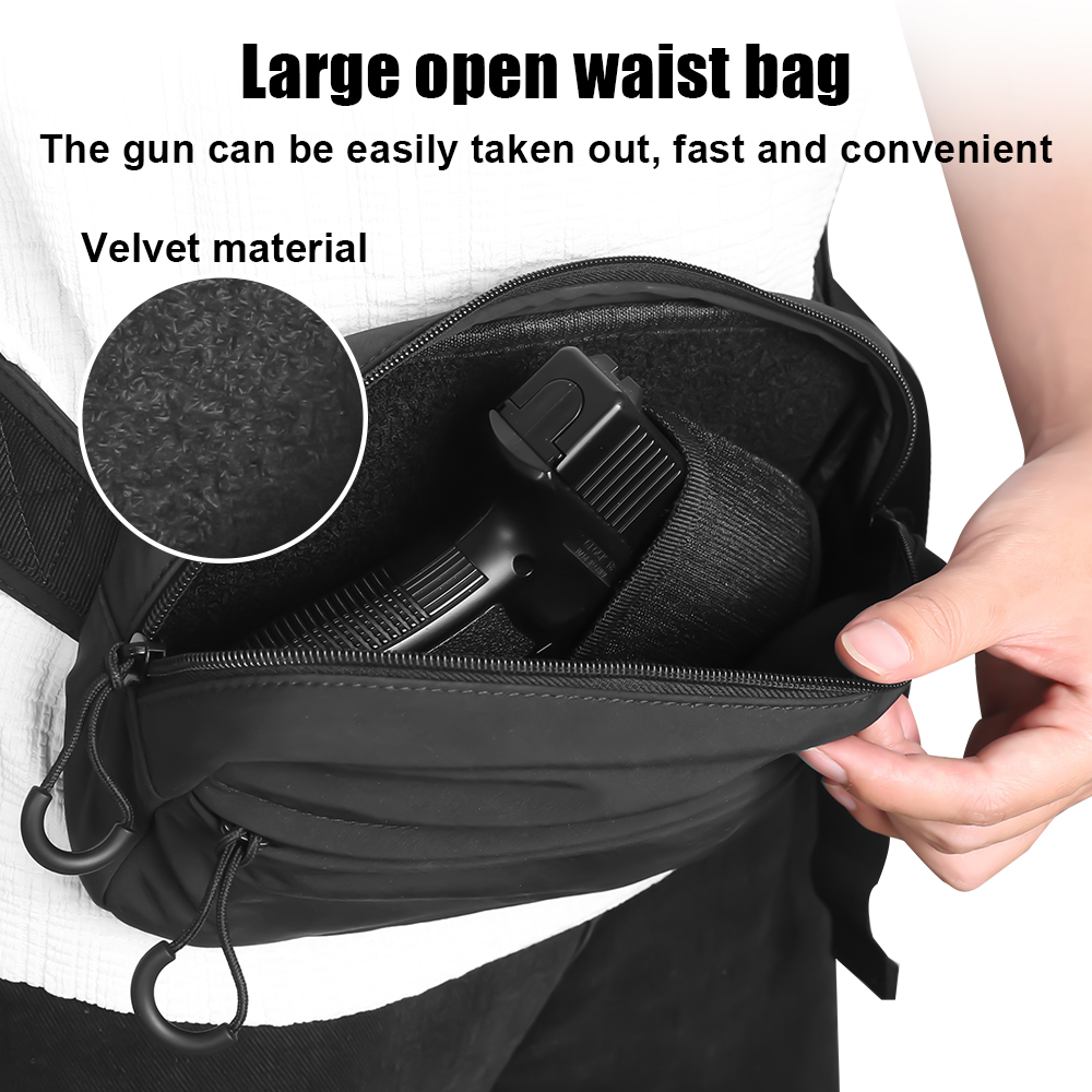 التكتيكية حقيبة كروسبودي مسدس  - مراجعة Edc Carry Bag For Pistol وسعره