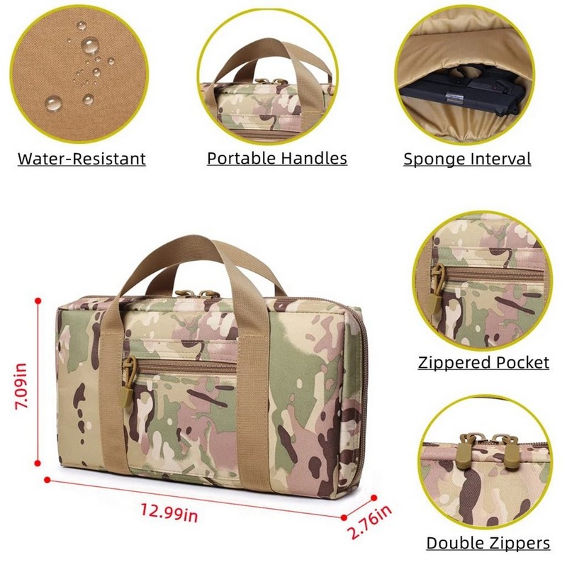 حقيبة حمل الأسلحة للاستخدام ال - مراجعة Edc Carry Bag For Pistol وسعره