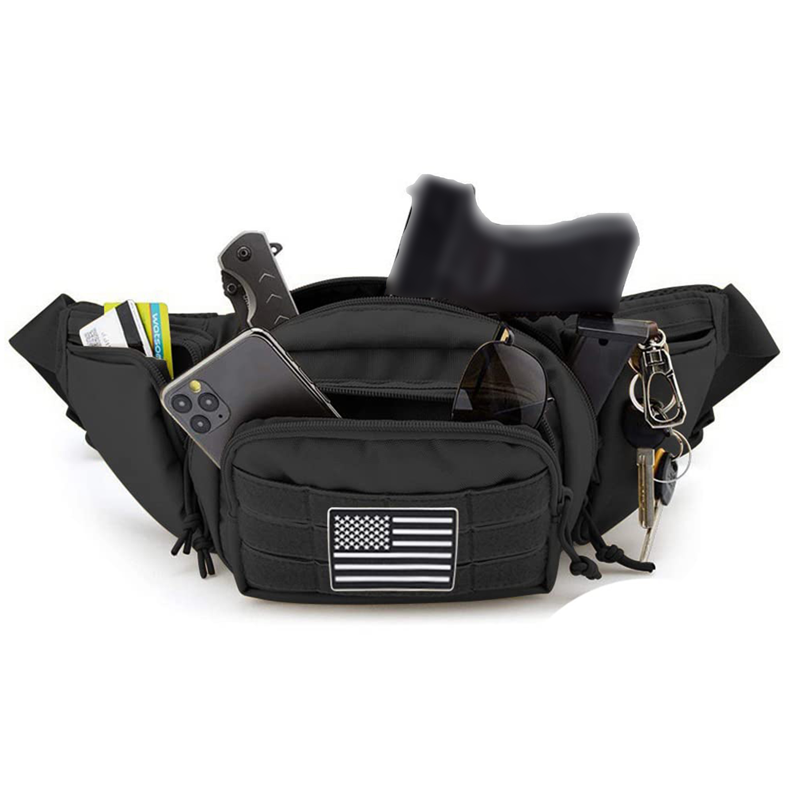 حقيبة خصر تكتيكية لحمل المسدس  - مراجعة Edc Carry Bag For Pistol وسعره