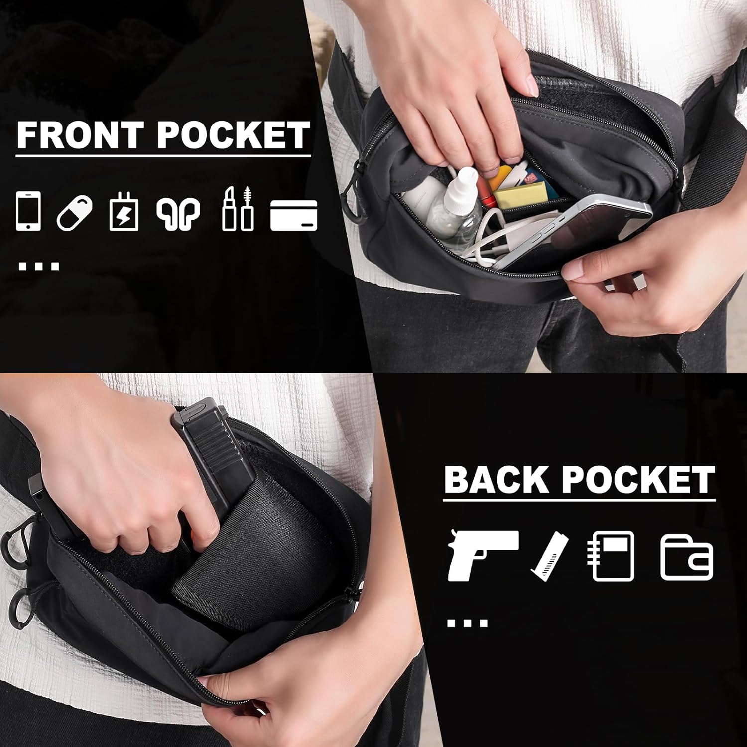 حزمة مراوح تكتيكية مع حافظة حق - مراجعة Edc Carry Bag For Pistol وسعره
